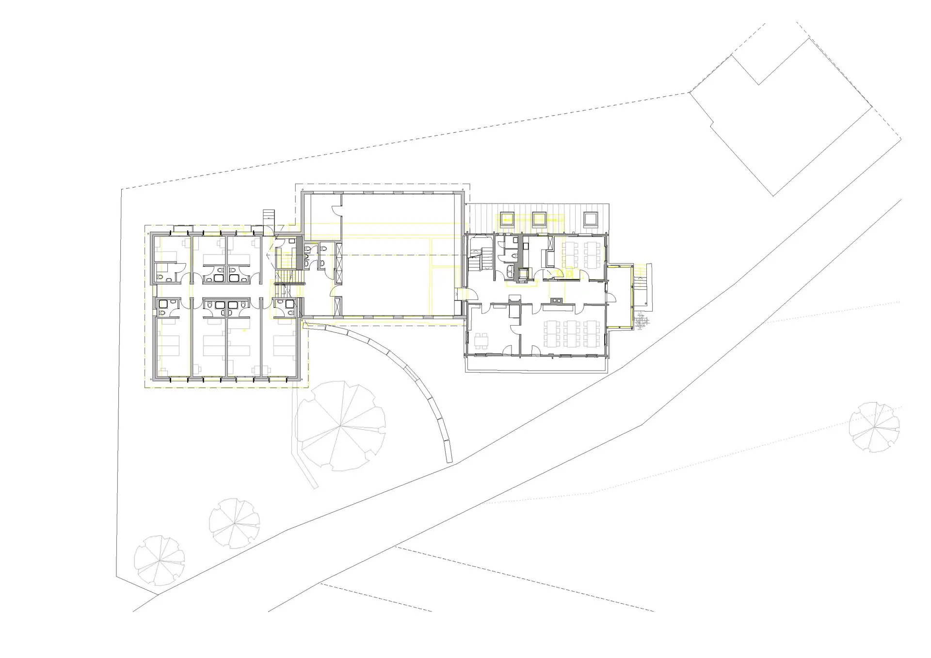 22_Sanierung Umbau_Hof de Planis Seminare und Begegnungen Stels_Grundriss 1. Obergeschoss